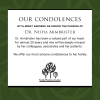 Rest In Peace Dr. Nisha Armbrister