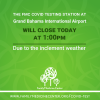 Weather Closure At GBIA